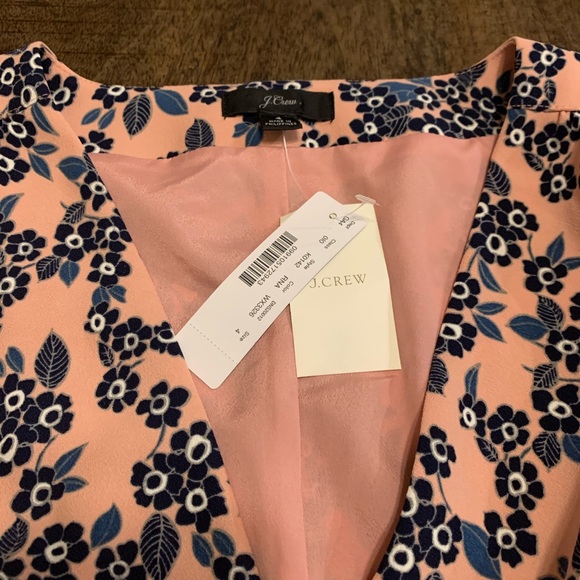 J. Crew Dress Blush Bouquet Floral - Picture 4 of 11